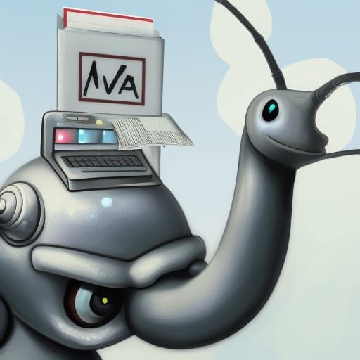 a geyser delivering mail to a snail, Technocybernetics, Cybernetic, Psycho mechanical, mechanical parts, Karma, Cell Noi...