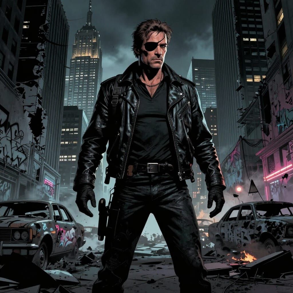 Snake Plissken in Dystopian 1997 NYC