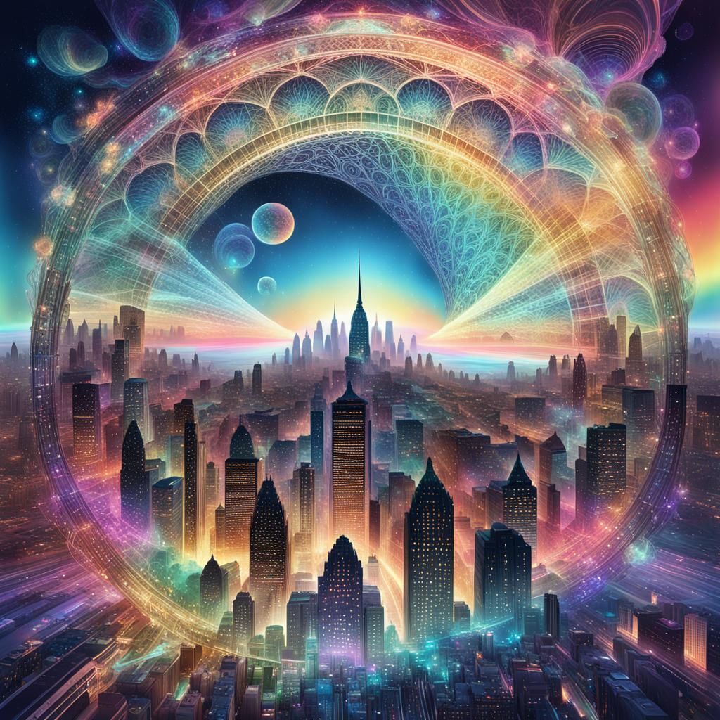 Kaleidoscopic Dimensions in Digital Art