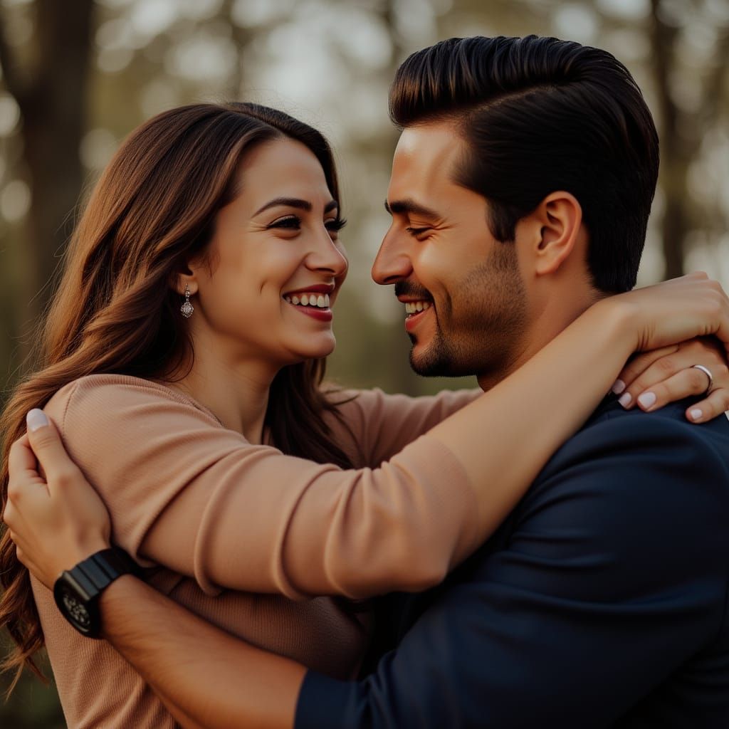 Passionate Couple in Love