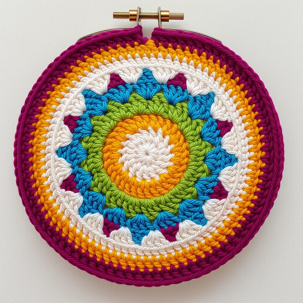 Enchanted Crochet Art Cafe with Magical Yarn