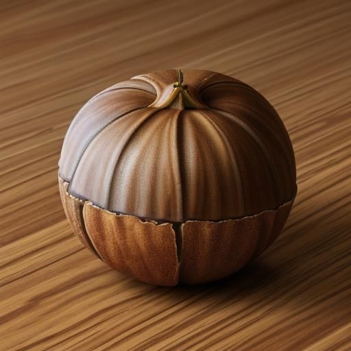 Still Life of Nut in Rothko-Inspired Colors