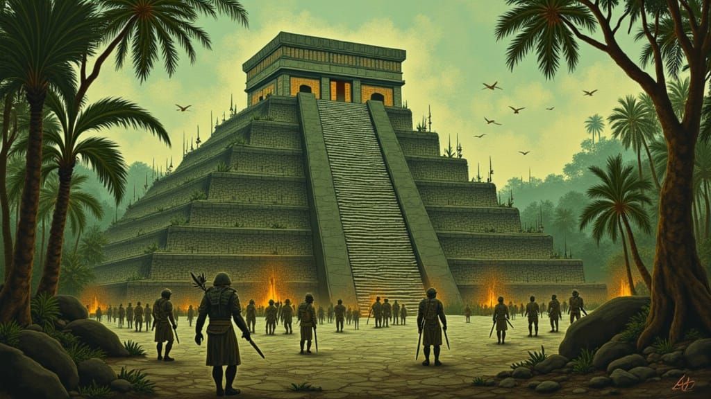 Quetzalcorps Training in Ancient Jungle City