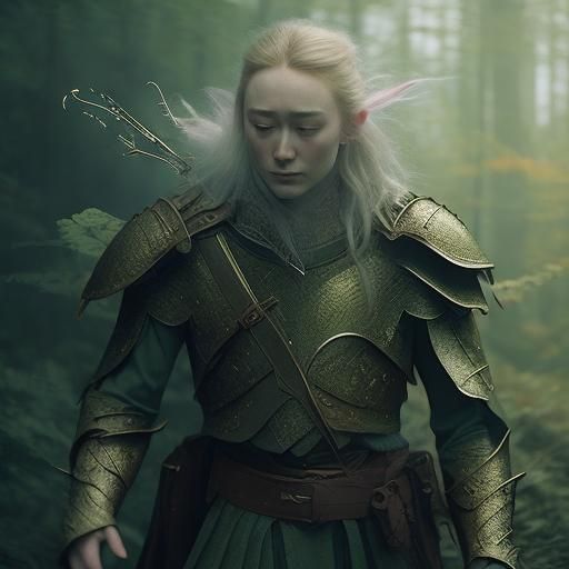Saoirse Ronan as Elf in Cinematic Film Still