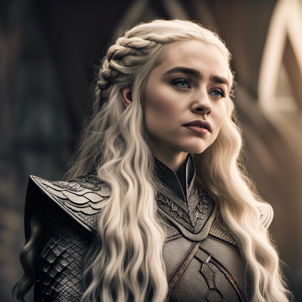 Sabrina Carpenter as Daenerys Targaryen: Hyperrealistic Port...