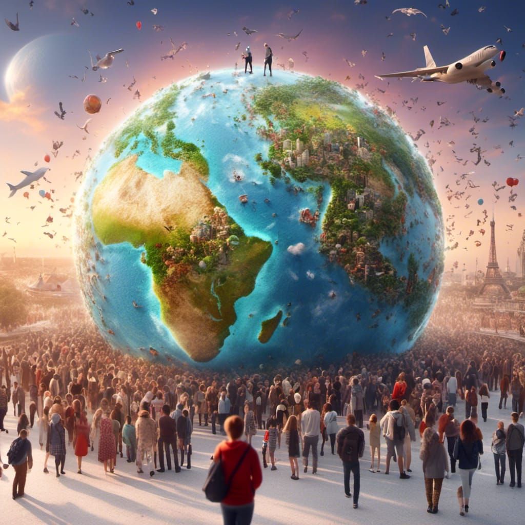 <lora:Kyoot:1.0> A digital artwork a theme with a world on a...