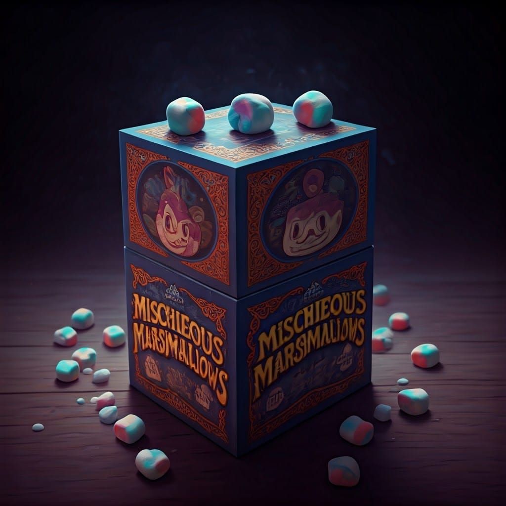 Mischievous Marshmallows: Detailed Matte Painting
