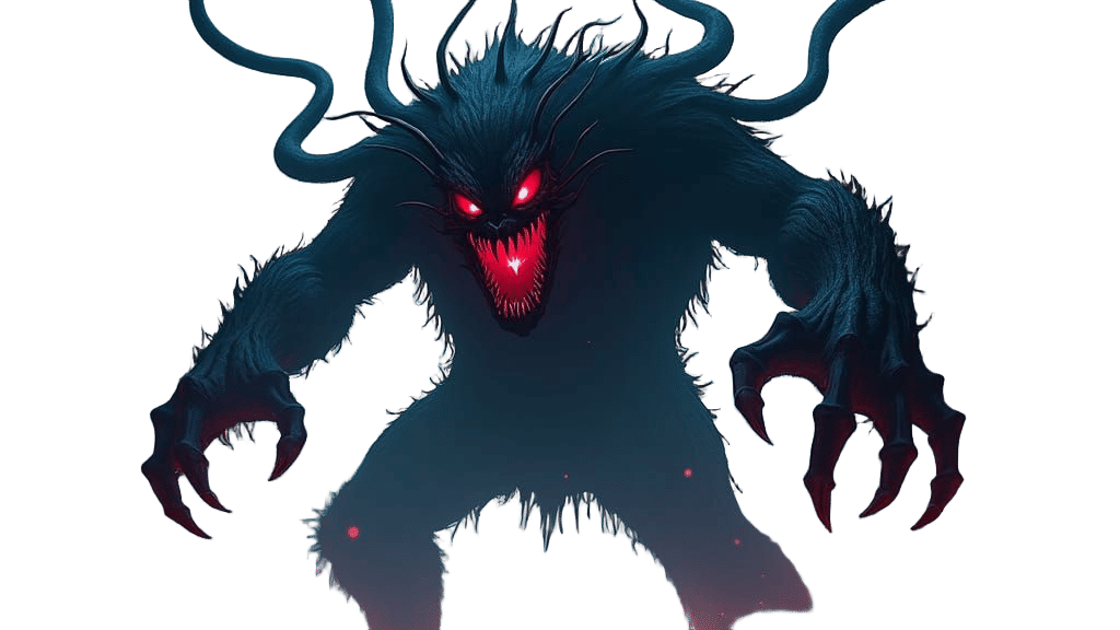 Eldritch Vampire Monster in Anime Style