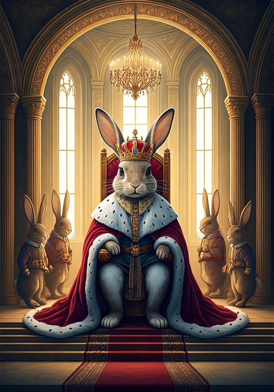 Regal Rabbit King in Grand Palace