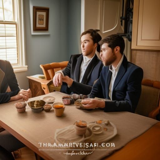 Dragonborn Family Game Night: A Candid Fantasy Photo