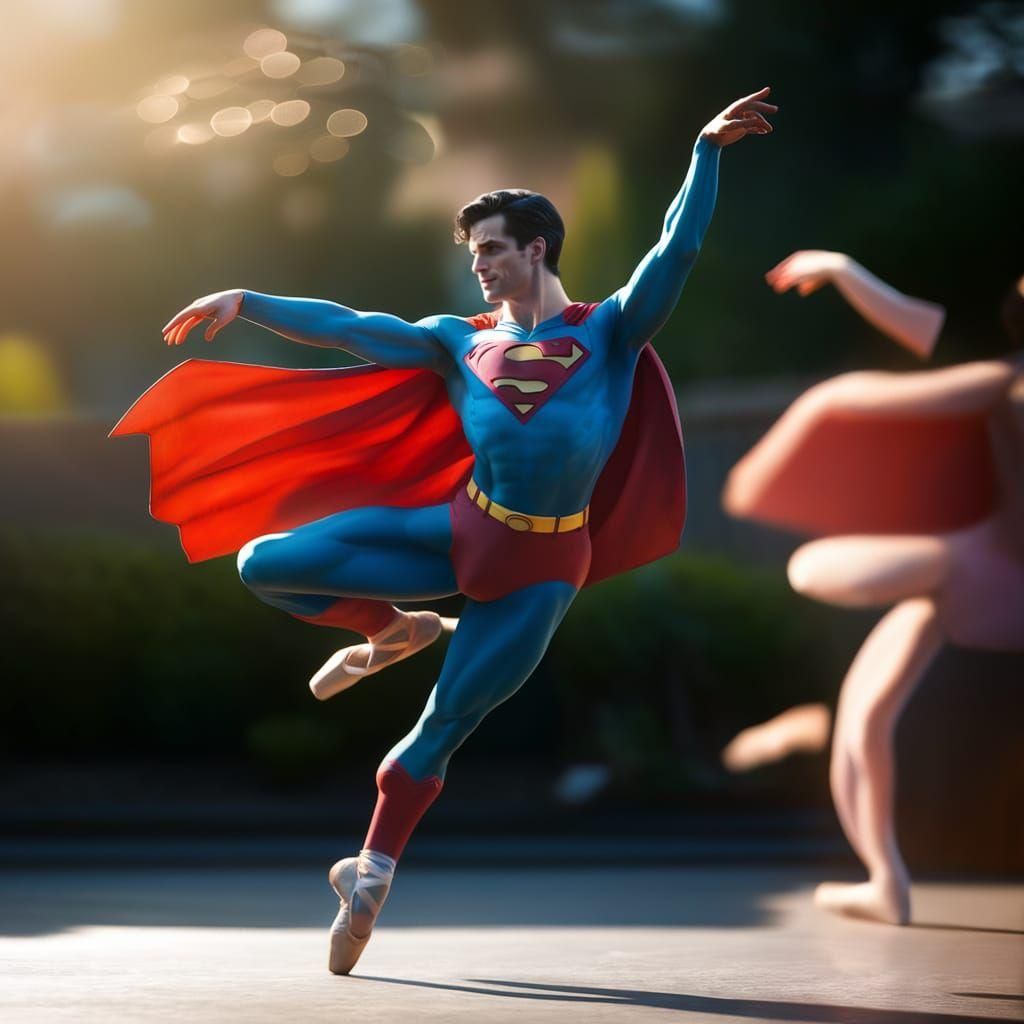 Superman Ballet Dance: Henry Cavill in Iconic Pose