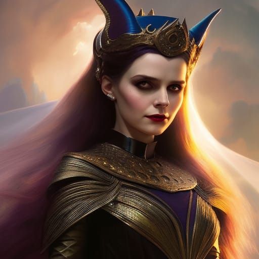 Fairy Queen Lurline Portrait in Fantasy Style