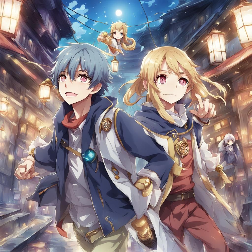 Anime-Style Journey Through Eccentric Challenges