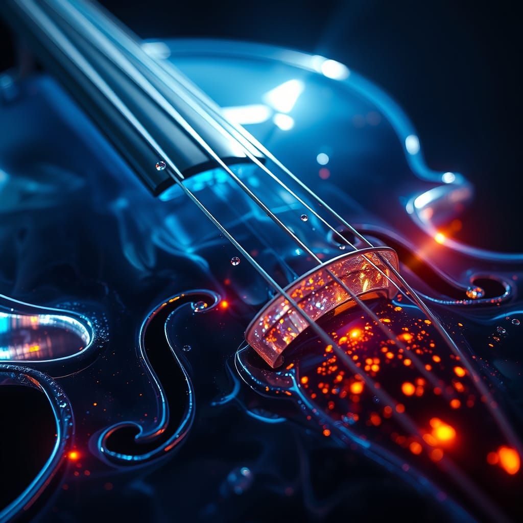 Ethereal Violin in Crystal Waters