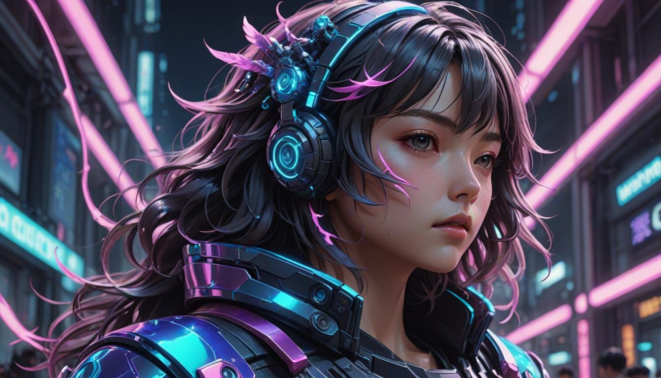 Cyberpunk Biomorphic Forms Emerge in 8k Resolution