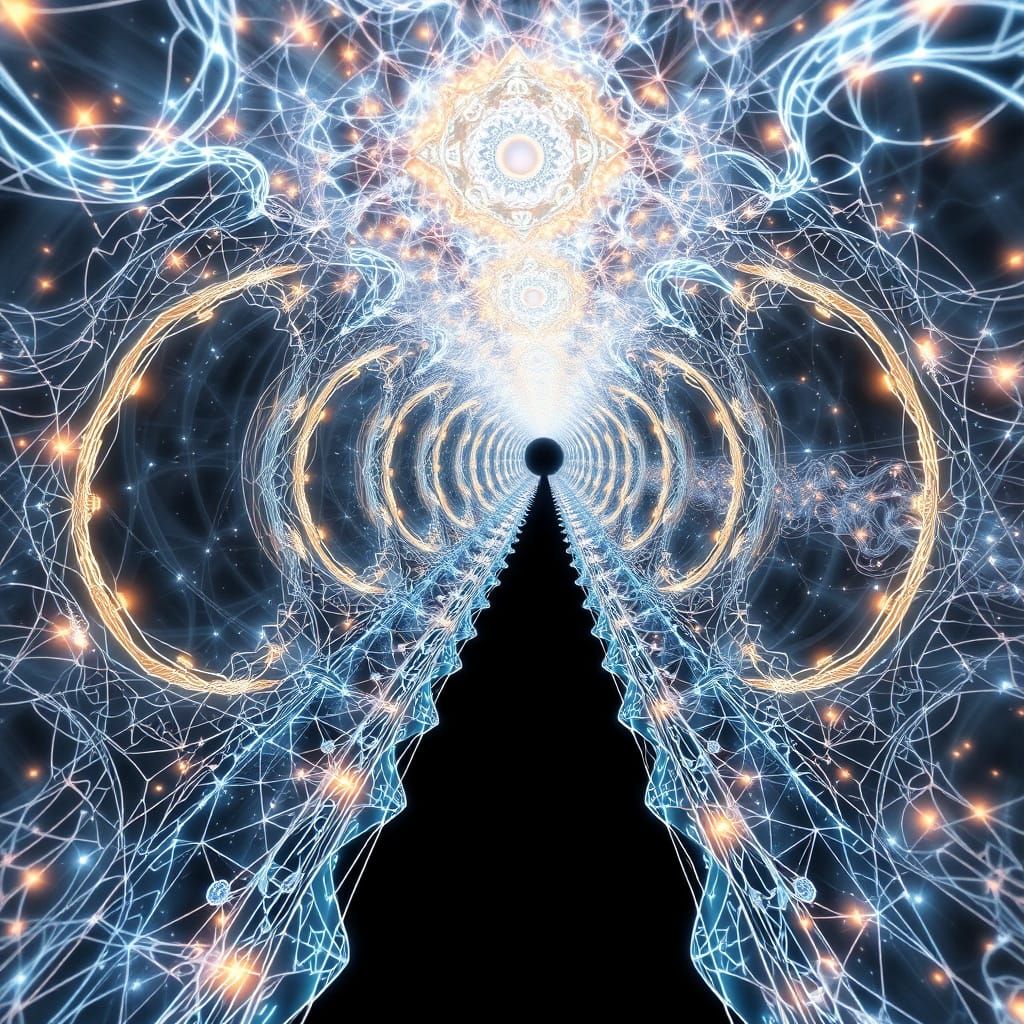 Sacred Geometry Energy Flow in Spacetime