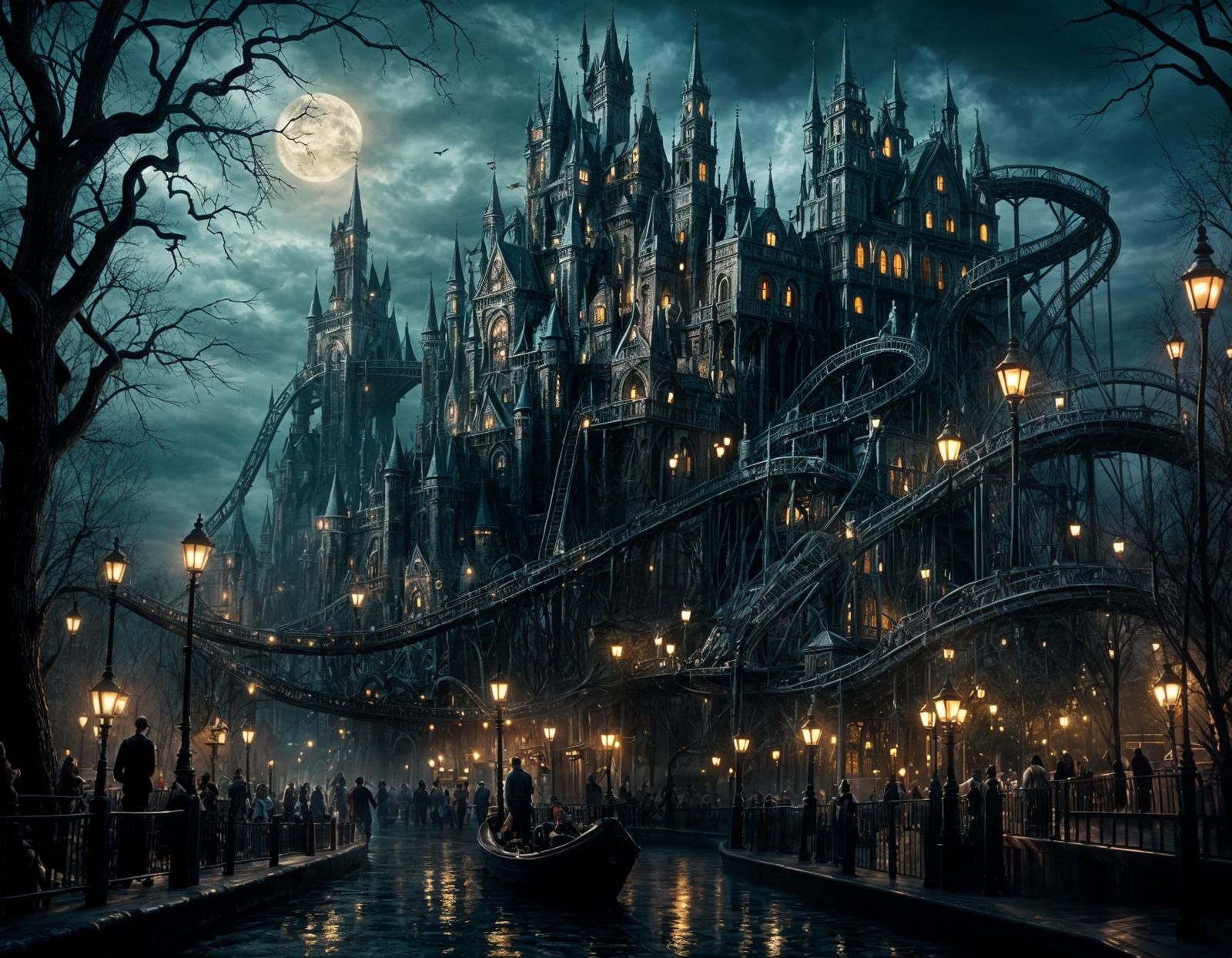 Univeral Studios Roller Coaster : Monster Horror