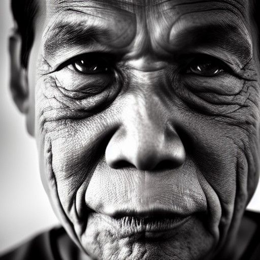 Striking Portrait of President Rodrigo Duterte
