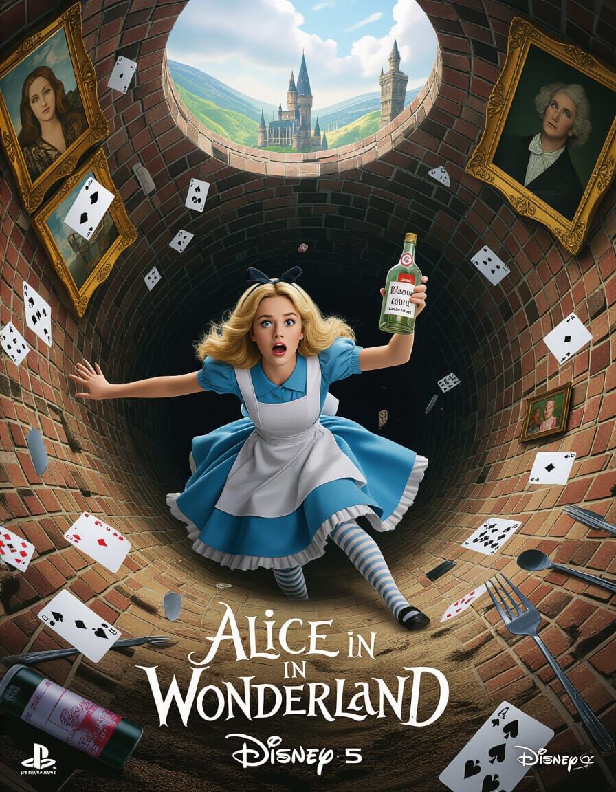 Alice in Wonderland: PS5 Game Cover Art