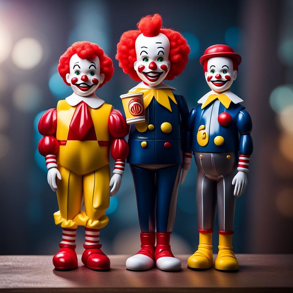 Professional Photo of Ronald McDonald with Bokeh