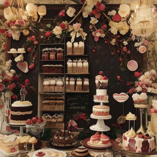 Delicious Variety of AI-Generated Dessert Creations