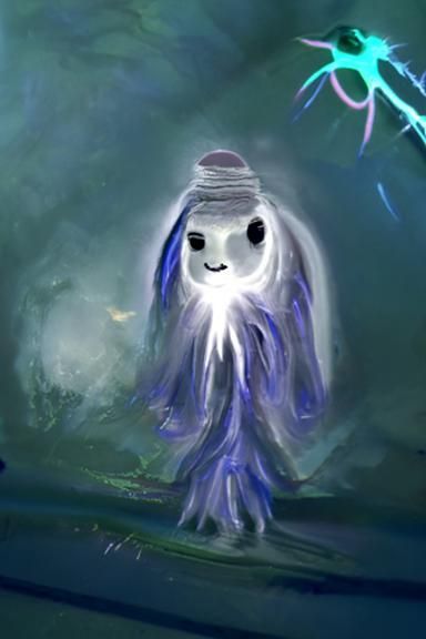 Mystical Ghost Spirit Concept Art in 8K