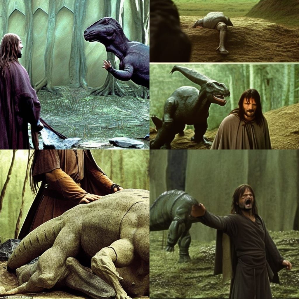 Dinosaur Boromir's Death: Iguanodon Bids Farewell
