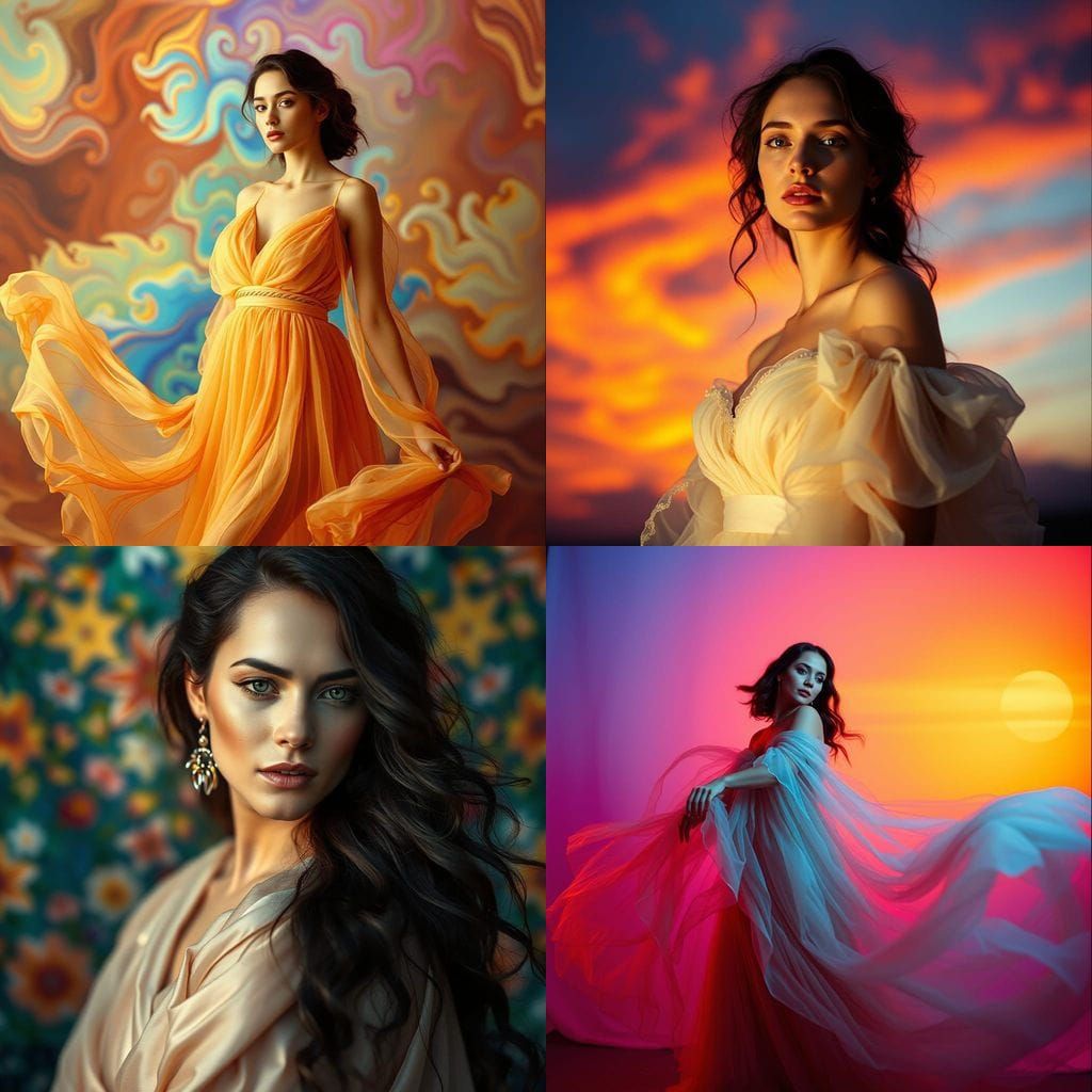 Ethereal Beauty in Cinematic Splendor