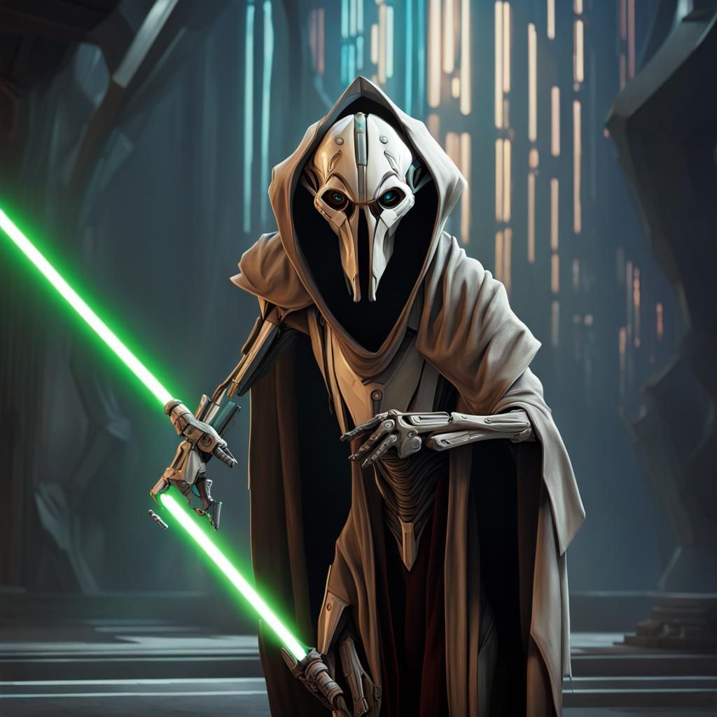 Hyperrealistic General Grievous Concept Art
