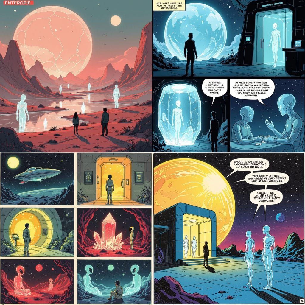 Arrival on Entropie: Encountering Luminous Ardrycians