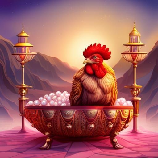 A magical rooster