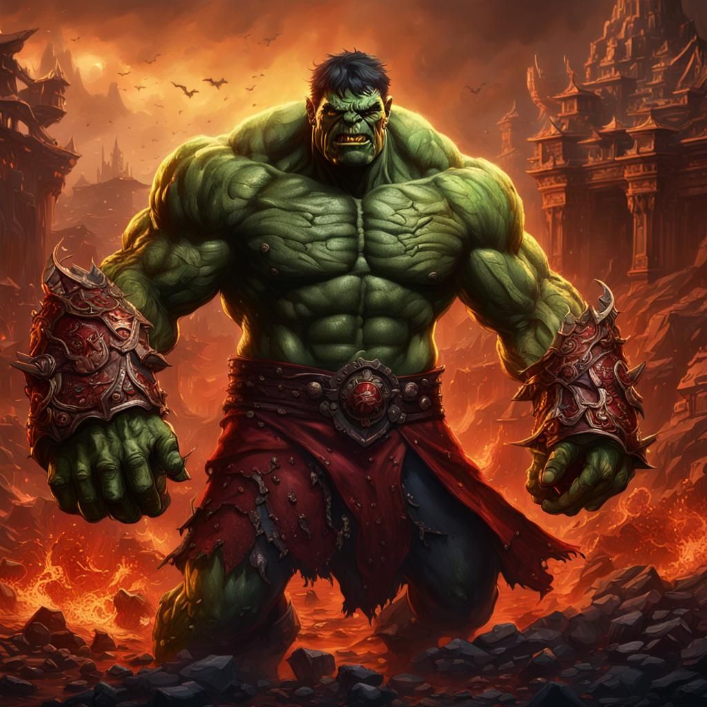 Hulk, Servant of Khorne: Detailed Matte Painting