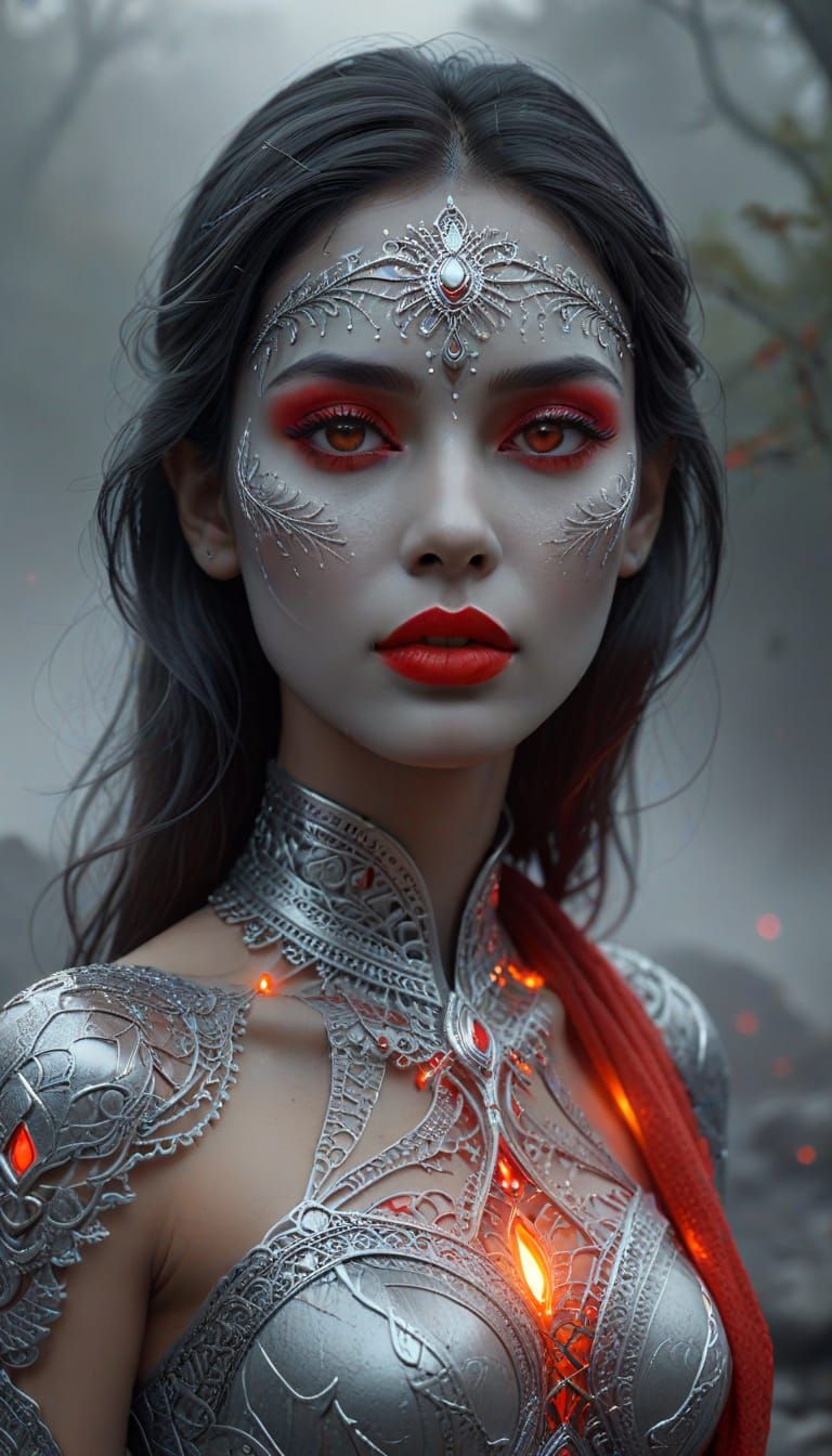 Eerie beauty glows in haunting shadows