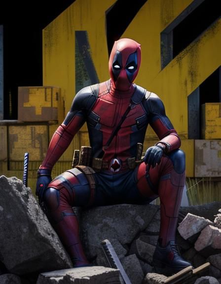 Deadpool Fan Art Digital Illustration