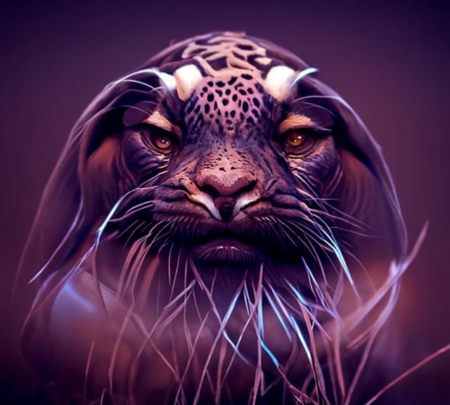 Wild Animal Portrait by Dan Mumford and Gerald Brom