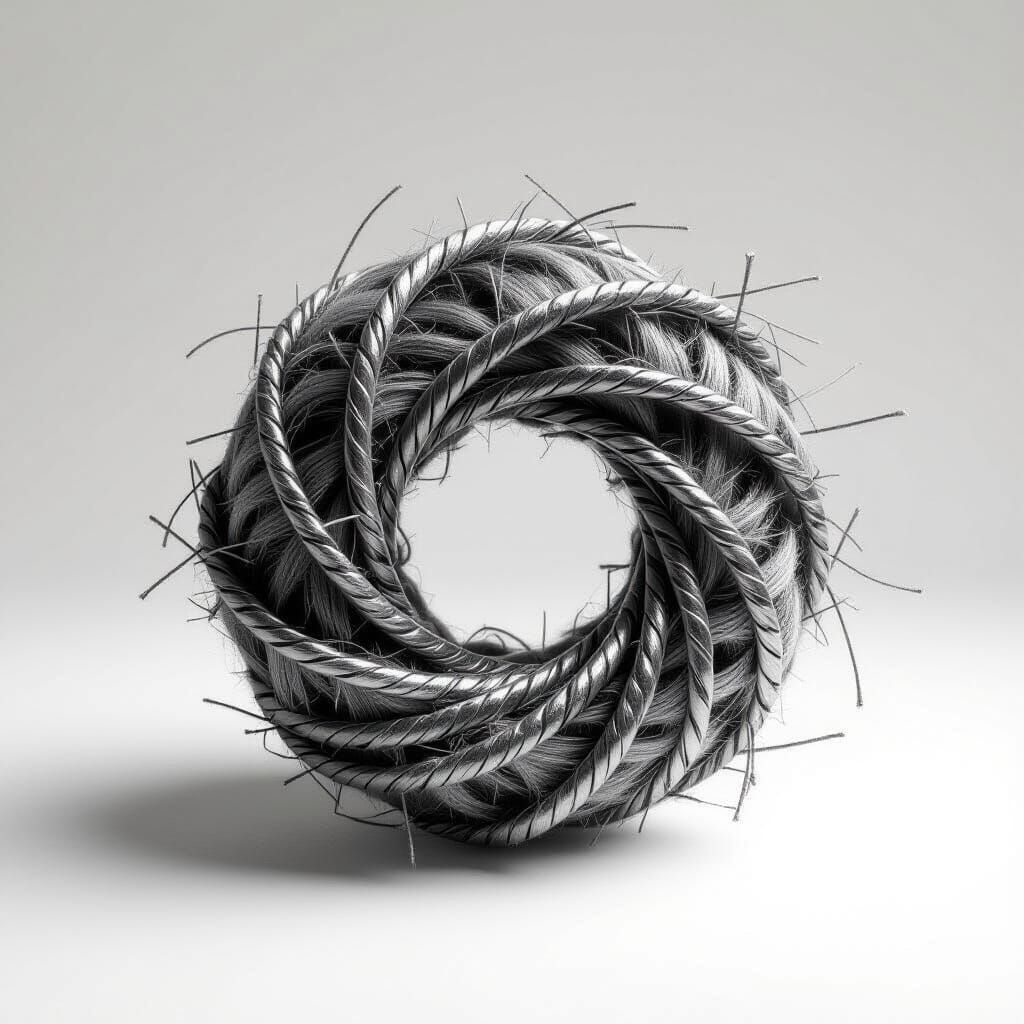 Tungsten and Wool: A Study in Contrasting Textures