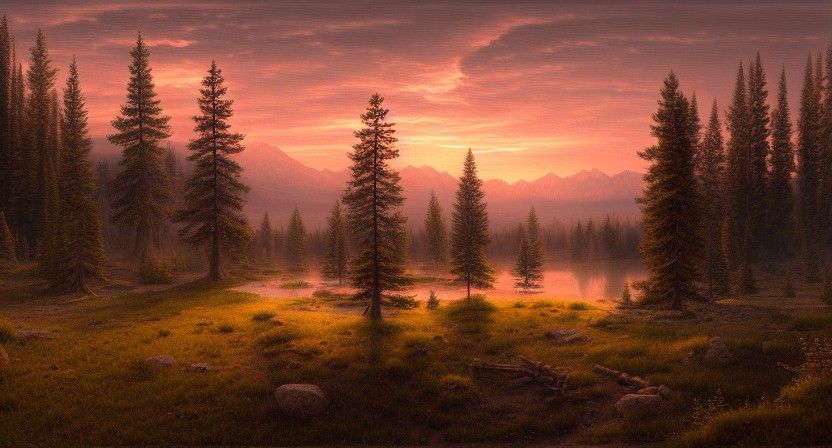 Twilight Landscape Vista Photography