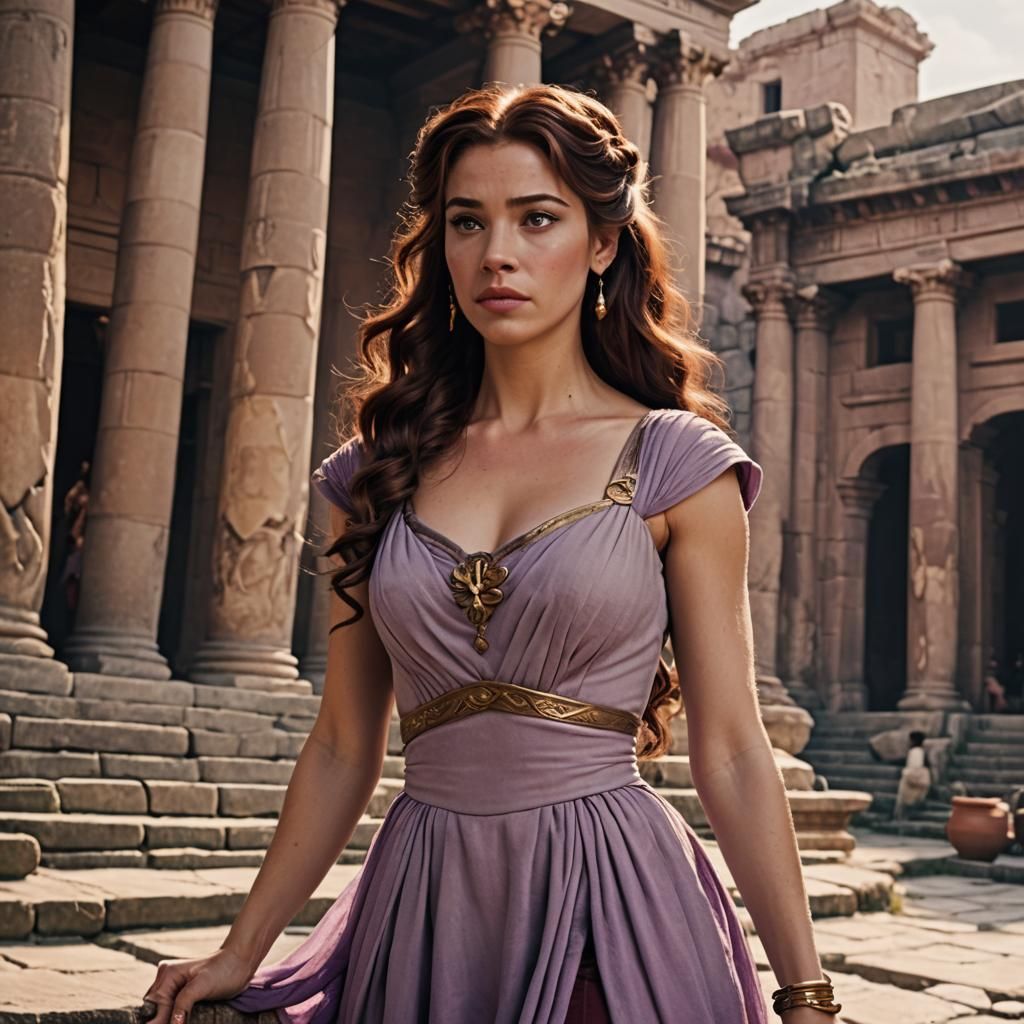 Megara from Hercules in Cinematic Still