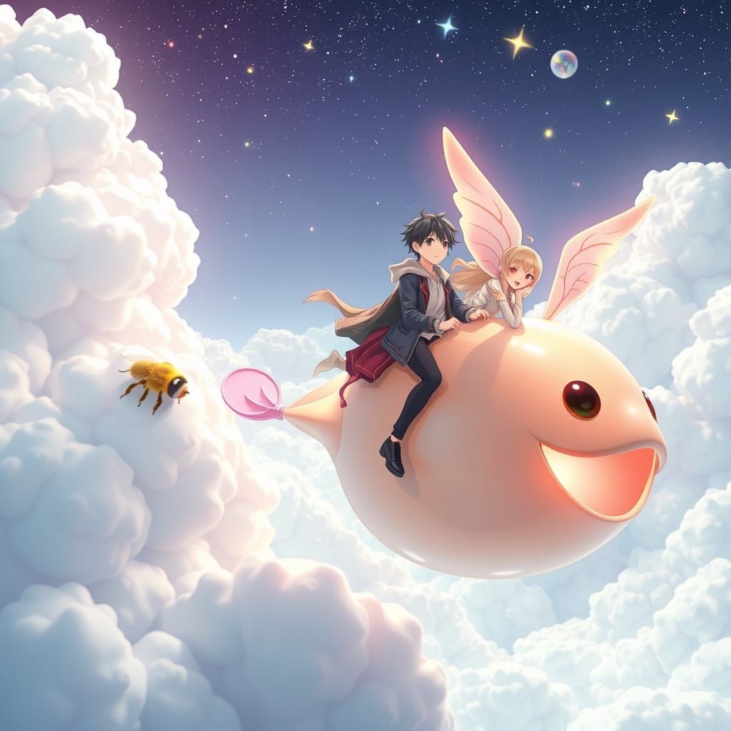 Dream Travelers Soar Through Whipped Cream Clouds on Starmel...