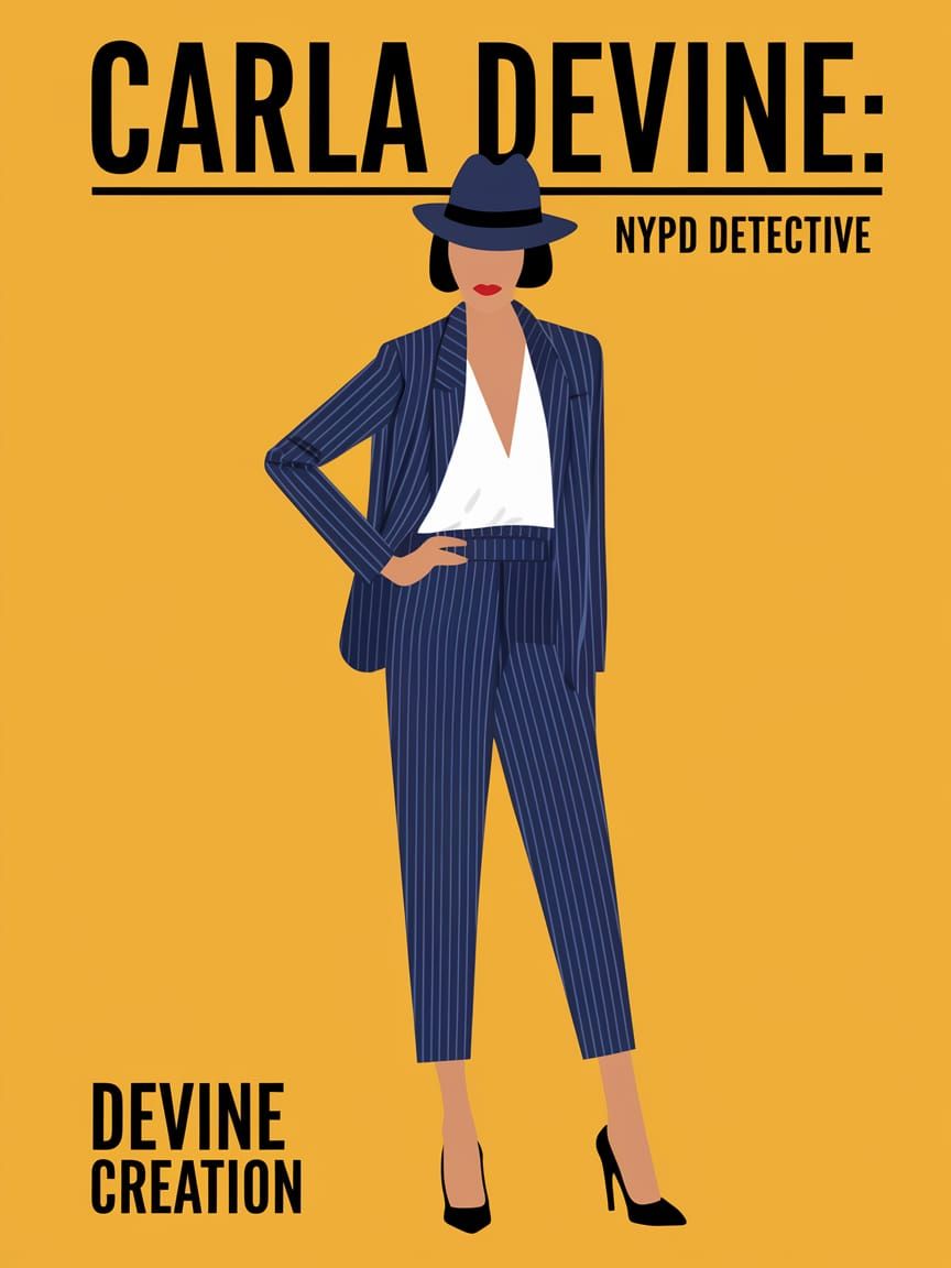 Art Deco Detective Cover: Carla Devine's NYPD Investigation