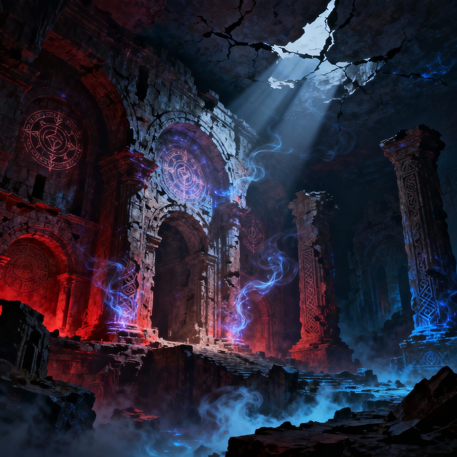 Breathing Ancient Ruins Awaken With Ethereal Magic