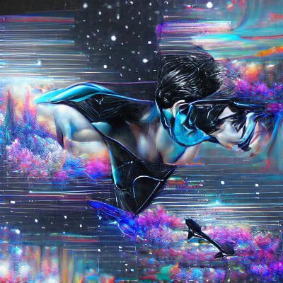 Nightwing in Holographic Astral Cosmic Style