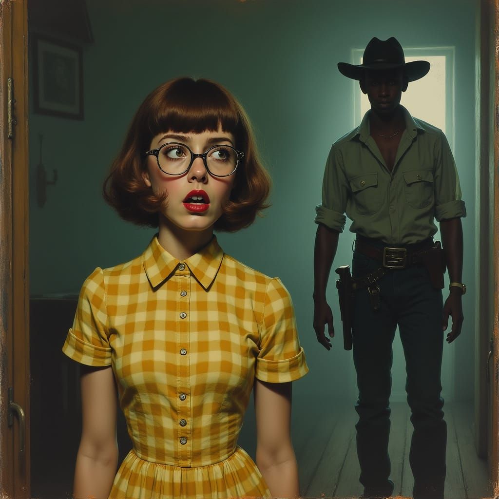 Frightened Teacher and Cowboy Ghost, McGinnis Paperback Styl...