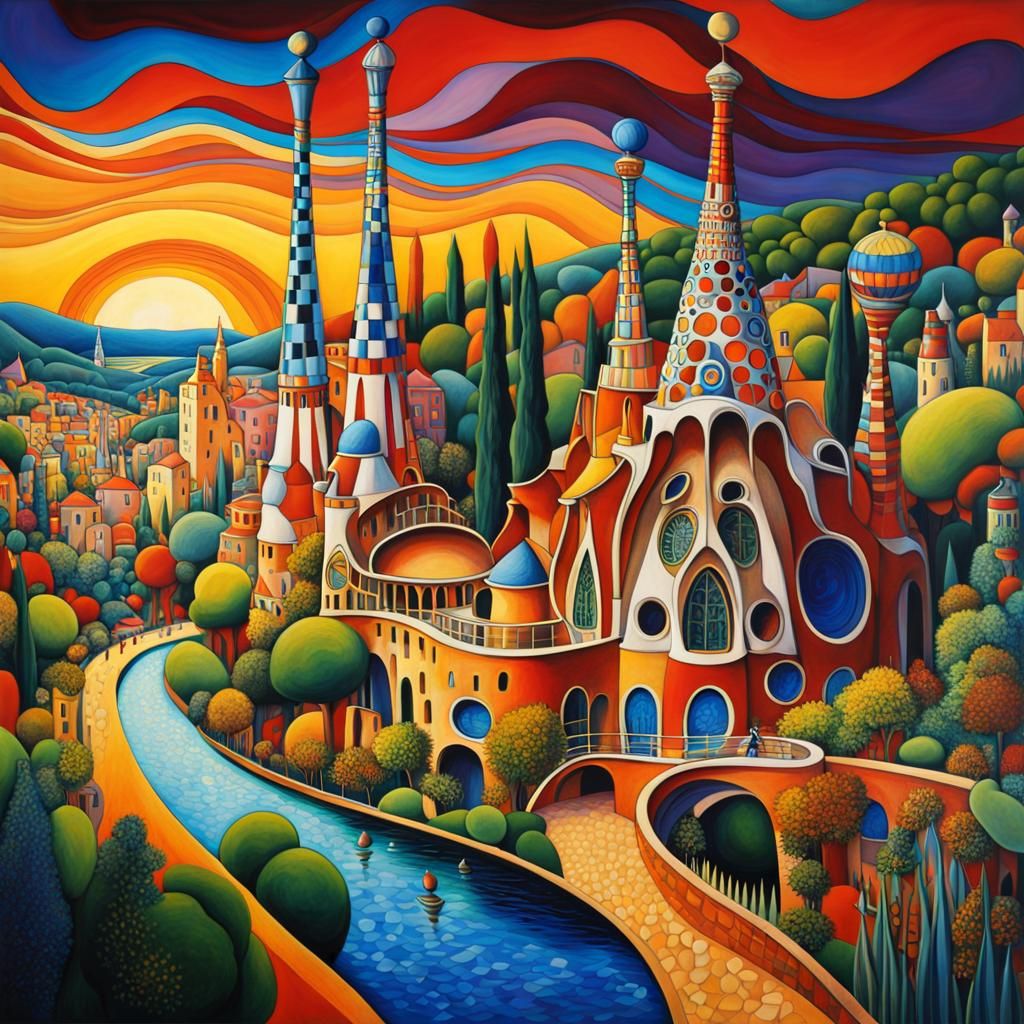 Fantastical Estate Design Inspired by Gaudí and Hundertwasse...