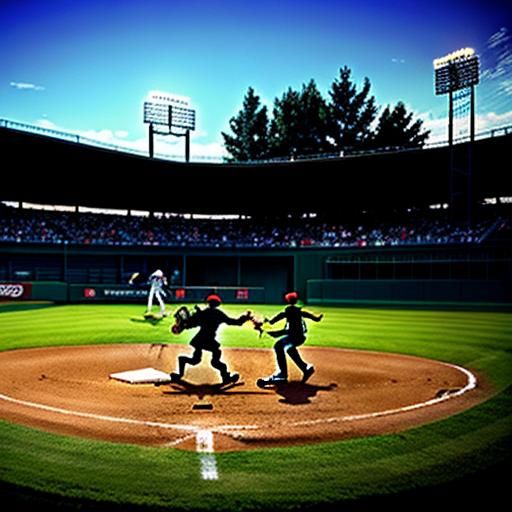 Demons and Angels Play Baseball