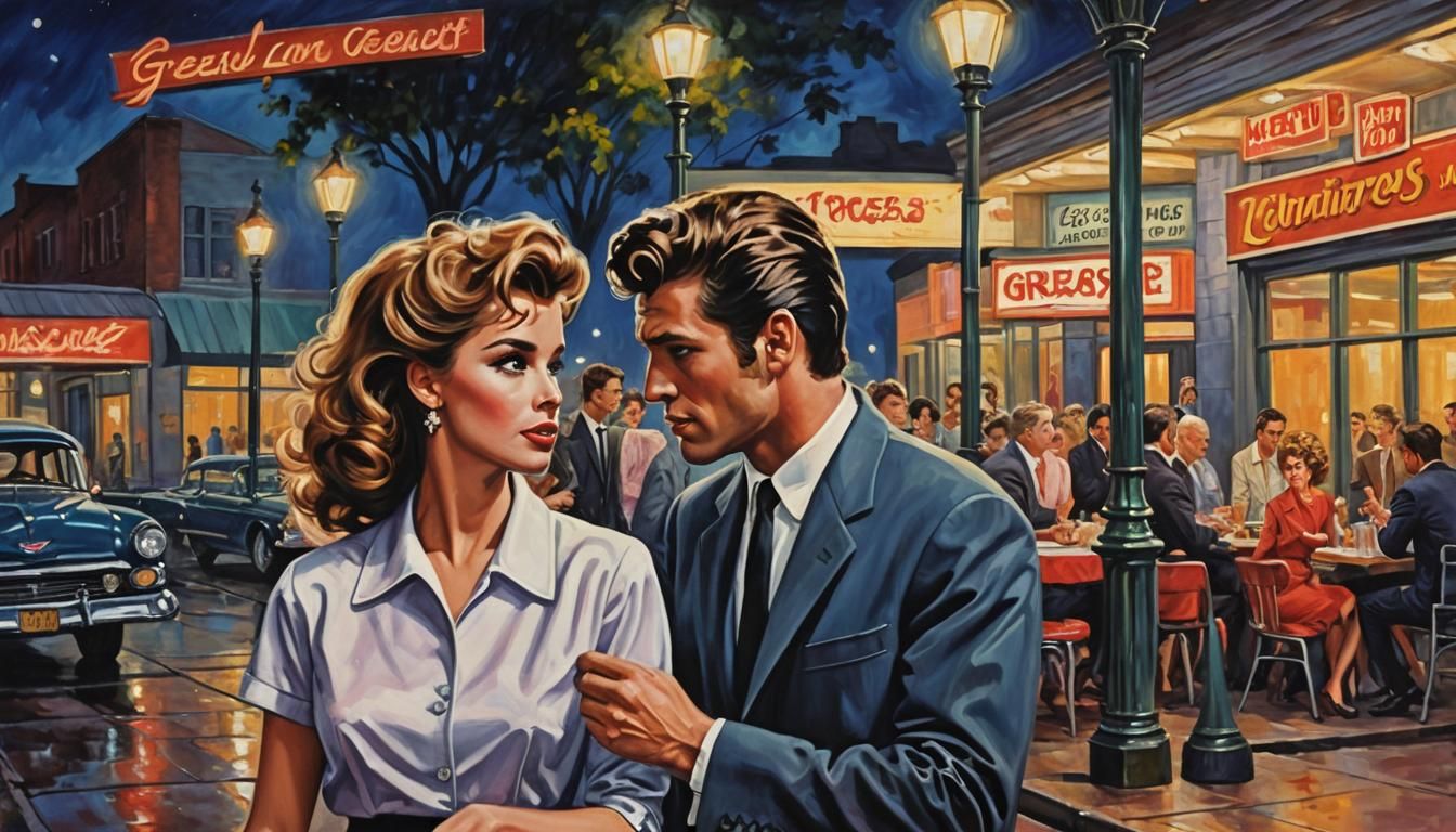 ''GREASE - Putzie' Fancy Some Fun Marty'' Retro 50' Grease M...