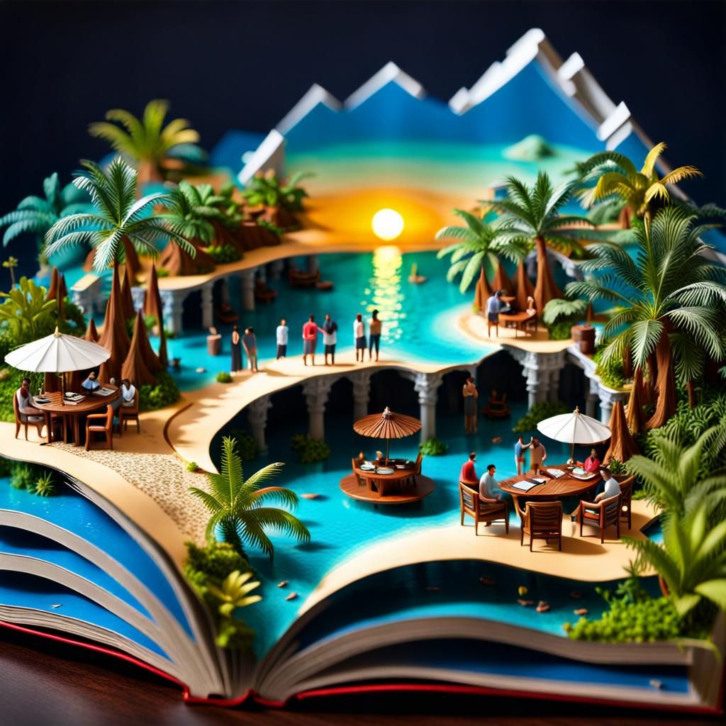 Magical Pop-Up World on a Maldivian Island