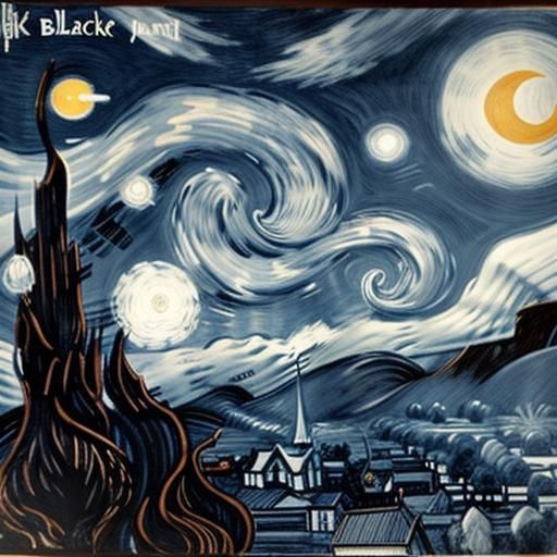 Abstract Black and White Minimalist Design