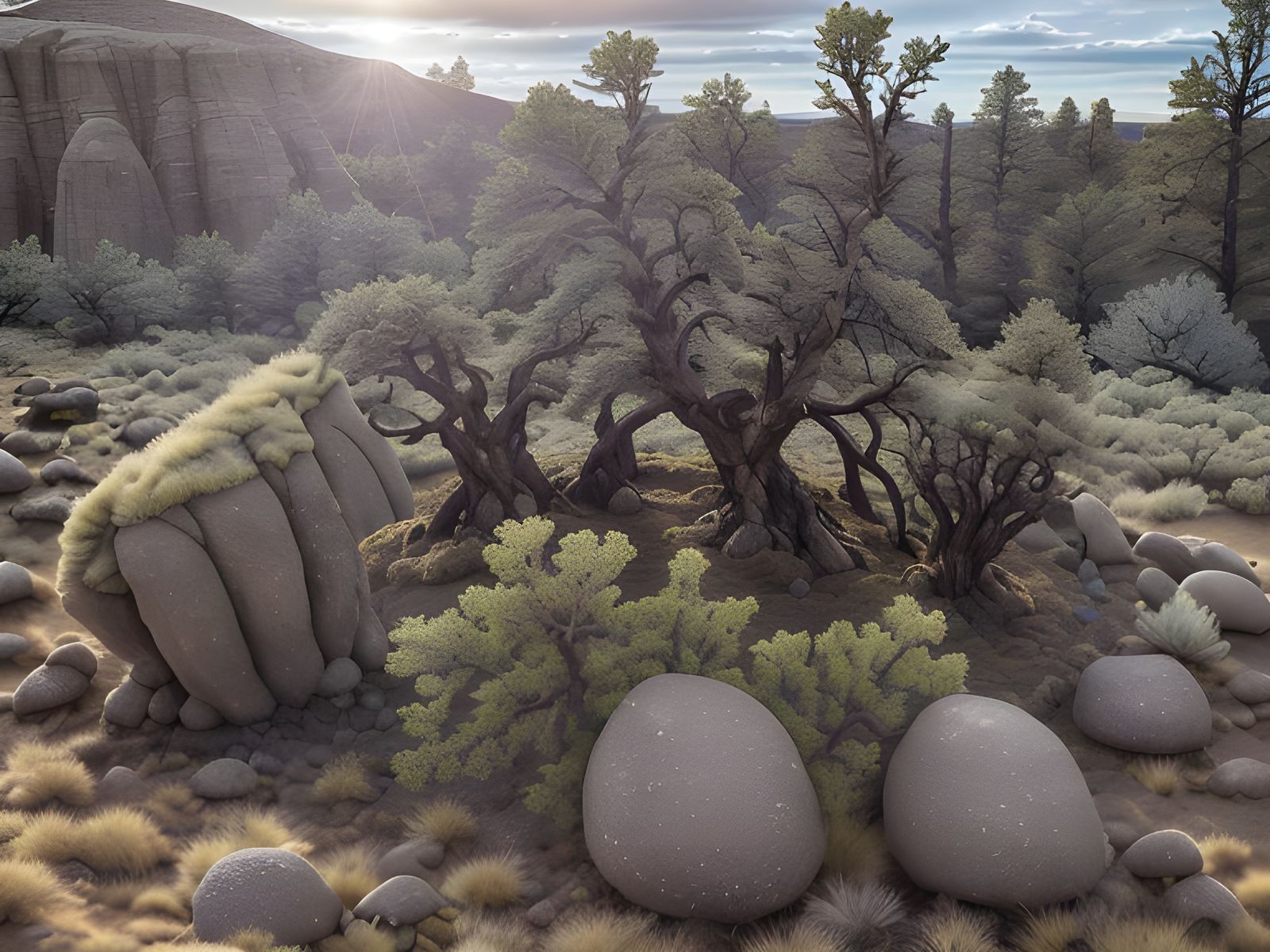 Neolithic Dolmen in Oregon Desert: Professional Photography