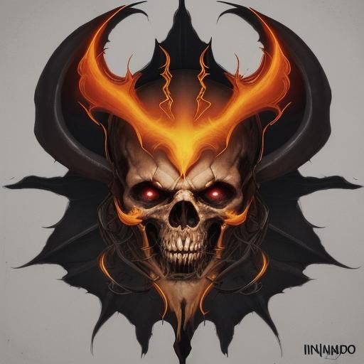 Diablo God Emerging from the Underworld